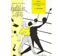 Partitions classique LEMOINE LENNERS CLAUDE - POEME - CLARINETTE OU SAXOPHONE SIB, VIBRAPHONE Clarinette