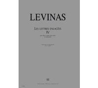 Partitions classique LEMOINE LEVINAS MICHAEL - LETTRES ENLACEES IV - QUINTETTE A CORDES Ensemble à cordes