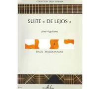 Partitions classique LEMOINE MALDONADO RAUL - SUITE DE LEJOS - 4 GUITARES Guitare
