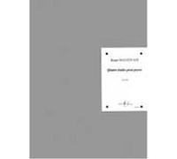 Partitions classique LEMOINE MANTOVANI BRUNO - ETUDES (4) - PIANO Piano