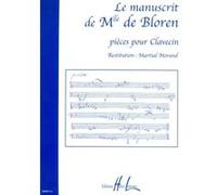 Partitions classique LEMOINE MANUSCRIT DE MELLE DE BLOREN - CLAVECIN Clavecin