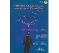 Partitions classique LEMOINE MAUGAIN MANU - THÈMES CLASSIQUES VOL.2 + CD - ACCORDEON Autres claviers
