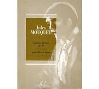 Partitions classique LEMOINE MOUQUET JULES - PIECES BREVES OP.39 (5) - FLUTE, PIANO Flûte traversière