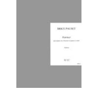 Partitions classique LEMOINE PAUSET BRICE - PORTRAIT - 4 VOIX D'HOMMES, QUATUOR A CORDES Choeur et ensemble vocal