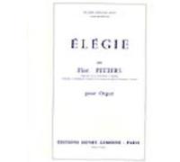 Partitions classique LEMOINE PEETERS FLOR - ELEGIE - ORGUE Orgue