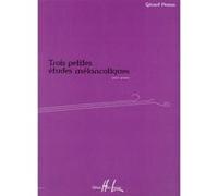 Partitions classique LEMOINE PESSON GERARD - PETITES ETUDES MELANCOLIQUES (3) - PIANO Piano