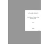 Partitions classique LEMOINE PESSON GERARD - POEMES DE SANDRO PENNA (5) - BARYTON, PIANO Baryton, piano G