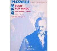 Partitions classique LEMOINE PIAZZOLLA ASTOR - FOUR FOR TANGO - QUATUOR A CORDES Ensemble à cordes G