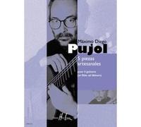 Partitions classique LEMOINE PUJOL MAXIMO-DIEGO - PIEZAS ARTESANALES (5) - 4 GUITARES, FLUTE AD LIB. Guitare