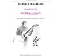 Partitions classique LEMOINE PURCELL H. - RONDEAU ET GIGUE - 5 GUITARES Guitare