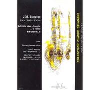 Partitions classique LEMOINE SINGIER JEAN-MARC - ADROITS DES DOIGTS, À TROIS - 3 SAXOPHONES Saxophone