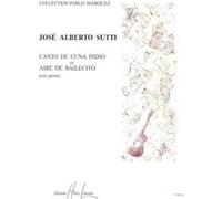 Partitions classique LEMOINE SUTTI J. - CANTO DE CUNA / AIRE DE BAILECIT - GUITARE Guitare