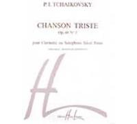 Partitions classique LEMOINE TCHAIKOVSKY P.I. - CHANSON TRISTE - CLARINETTE OU SAXOPHONE, PIANO Clarinette