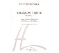 Partitions classique LEMOINE TCHAIKOVSKY P.I. - CHANSON TRISTE - FLUTE OU HAUTBOIS, PIANO Musique de chambre