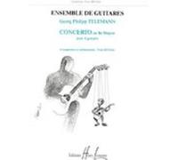 Partitions classique LEMOINE TELEMANN G.P. - CONCERTO EN RE MAJ. - 4 GUITARES Guitare