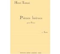 Partitions classique LEMOINE TOMASI HENRI - PIÈCES BRÈVES, SUITE N°1 - PIANO Piano