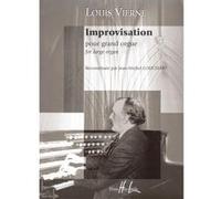 Partitions classique LEMOINE VIERNE LOUIS - IMPROVISATION POUR GRAND ORGUE Orgue
