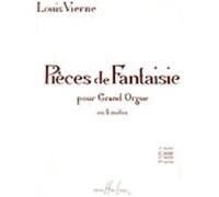 Partitions classique LEMOINE VIERNE LOUIS - PIECES DE FANTAISIE OP.53 SUITE N°2 - ORGUE Orgue G