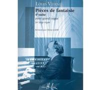 Partitions classique LEMOINE VIERNE LOUIS - PIECES DE FANTAISIE OP.55 SUITE N°4 - ORGUE Orgue