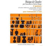 Partitions classique LEMOINE VOIRPY ALAIN - QUATUORS (4) - QUATUOR D'INSTRUMENTS A VENT Ensemble vents