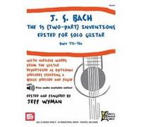 Partitions classique MEL BAY BACH J.S. - THE 15 INVENTIONS - GUITAR Guitare