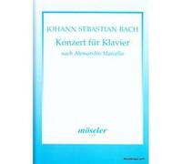 Partitions classique MOSELER BACH J. S. - KONZERT D-MOLL (BWV 974) - PIANO Piano