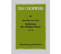 Partitions classique MOSELER LASSO ORLANDO DI - BUSSTRAENEN DES HEILIGEN PETRUS BAND 3 - MIXED CHOIR (SSAATTB) Choeur et ensemble vocal