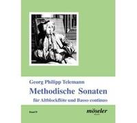 Partitions classique MOSELER TELEMANN G. PH. - METHODICAL SONATAS VOL. 4 - RECORDER AND BASSO CONTINUO Flûte à bec