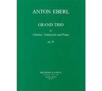 Partitions classique MUSICA RARA EBERL ANTON - GRAND TRIO OP. 36 - CLARINET, CELLO, PIANO Ensemble mixte G