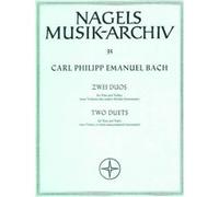 Partitions classique Nagels Musik Archiv BACH C.P.E - 2 DUOS DE MUSIKALISCHES VIELERLEY WQ 140, 142 - FLUTE, VIOLON Violon