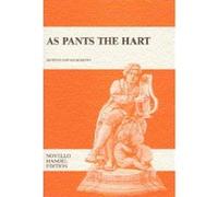 Partitions classique NOVELLO BURROWS PROFESSOR DONALD - AS PANTS THE HART - VOCAL SCORE Choeur et ensemble vocal