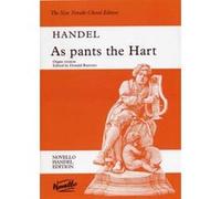Partitions classique NOVELLO HAENDEL G.F. - AS PANTS THE HART ORGAN VERSION - VOCAL SCORE Choeur et ensemble vocal