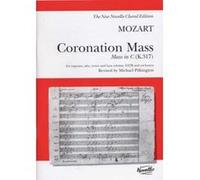 Partitions classique NOVELLO MOZART W.A. - CORONATION MASS IN C (K.317) - VOCAL SCORE Choeur et ensemble vocal G