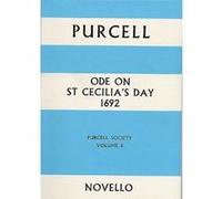 Partitions classique NOVELLO PURCELL - ODE ON ST CECILIA'S DAY, 1692 - FULL SCORE Choeur et ensemble vocal