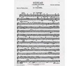 Partitions classique NOVELLO SHAW WATKINS - THE MESSIAH - FOR SECOND - VIOLIN Violon