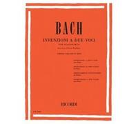 Partitions classique RICORDI BACH J.S. - INVENZIONI A 2 VOCI PER PIANOFORTE - PIANO Piano