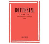 Partitions classique RICORDI BOTTESINI G. - ELEGIA IN RE - CONTREBASSE ET PIANO Contrebasse G