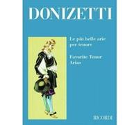 Partitions classique RICORDI DONIZETTI G. - PIU' BELLE ARIE PER TENORE Ténor, piano