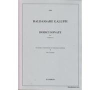 Partitions classique RICORDI GALUPPI B. - 12 SONATE - PIANO Piano