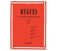 Partitions classique RICORDI HUGUES L. - SCUOLA DEL FLAUTO DIVISA IN 4 GRADI - FLUTE Flûte traversière