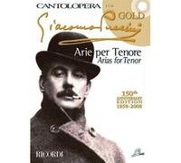 Partitions classique RICORDI PUCCINI G. - CANTOLOPERA: PUCCINI GOLD + CD - CHANT ET PIANO Voix solo, piano