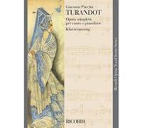 Partitions classique RICORDI PUCCINI G. - TURANDOT TESTO ITALIANO TEDESCO - CHANT ET PIANO Voix solo, piano G