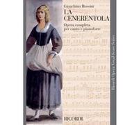 Partitions classique RICORDI ROSSINI G. - CENERENTOLA Voix solo, piano G