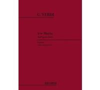 Partitions classique RICORDI VERDI G. - AVE MARIA - CHANT ET PIANO Voix solo, piano