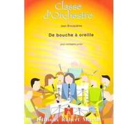 Partitions classique ROBERT MARTIN BROUQUIERES J. - DE BOUCHE OREILLE... CLARINETTE SOLO Orchestre junior