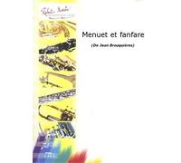 Partitions classique ROBERT MARTIN BROUQUIERES J. - MENUET ET FANFARE Percussion