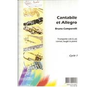 Partitions classique ROBERT MARTIN CAMPORELLI B. - CANTABILE ET ALLEGRO, SIB OU UT Trombone