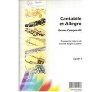 Partitions classique ROBERT MARTIN CAMPORELLI B. - CANTABILE ET ALLEGRO, SIB OU UT Trombone G