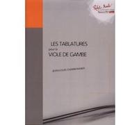 Partitions classique ROBERT MARTIN CHARBONNIER J.L. - TABLATURES DE LA VIOLE DE GAMBE Violoncelle G