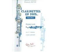 Partitions classique ROBERT MARTIN CIESLA A., RENE F. - CLARINETTES EN DUOS VOL.2 Clarinette G